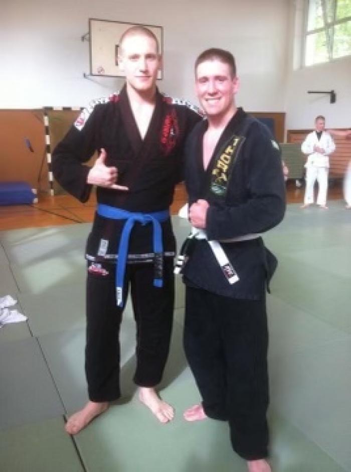 Training partner Daniel "Fight Fever" Kimmling