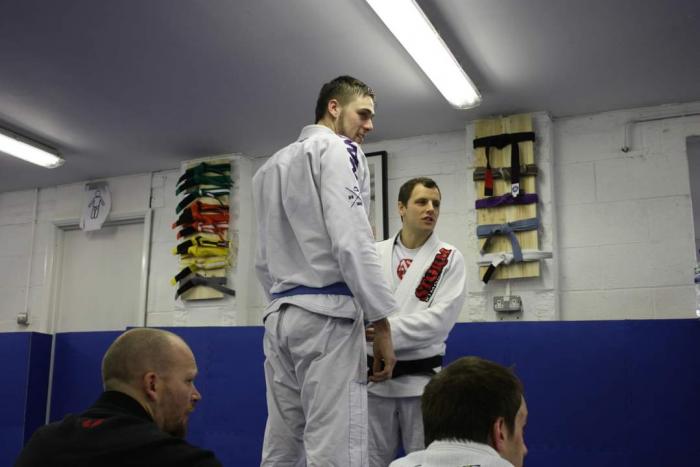Blue belt · December 17, 2011 · Promoted by Andy Roberts