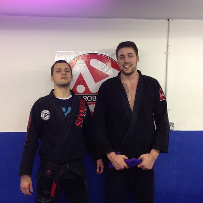 Purple belt · January 16, 2014 · Promoted by Andy Roberts