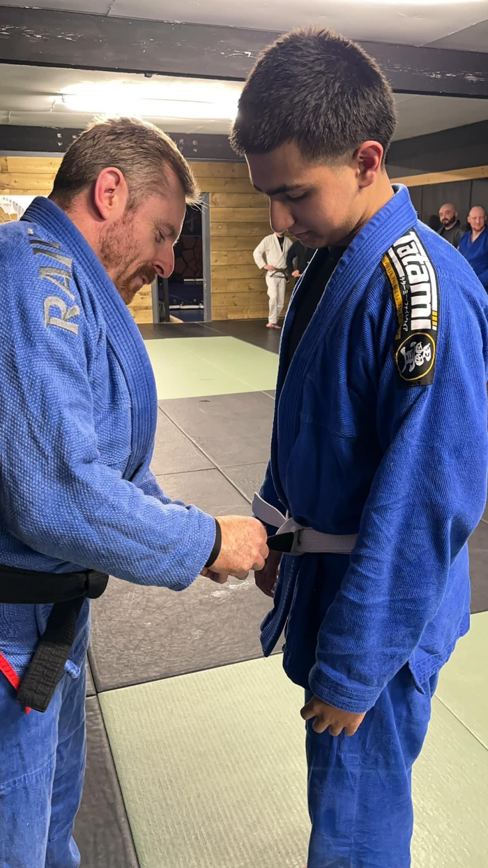 1st stripe on my white belt (19/12/23)