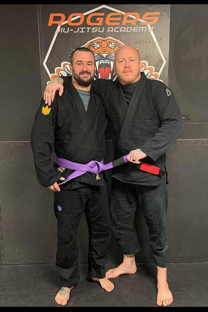 Purple belt · December 16, 2023 · Promoted by Aaron Rogers