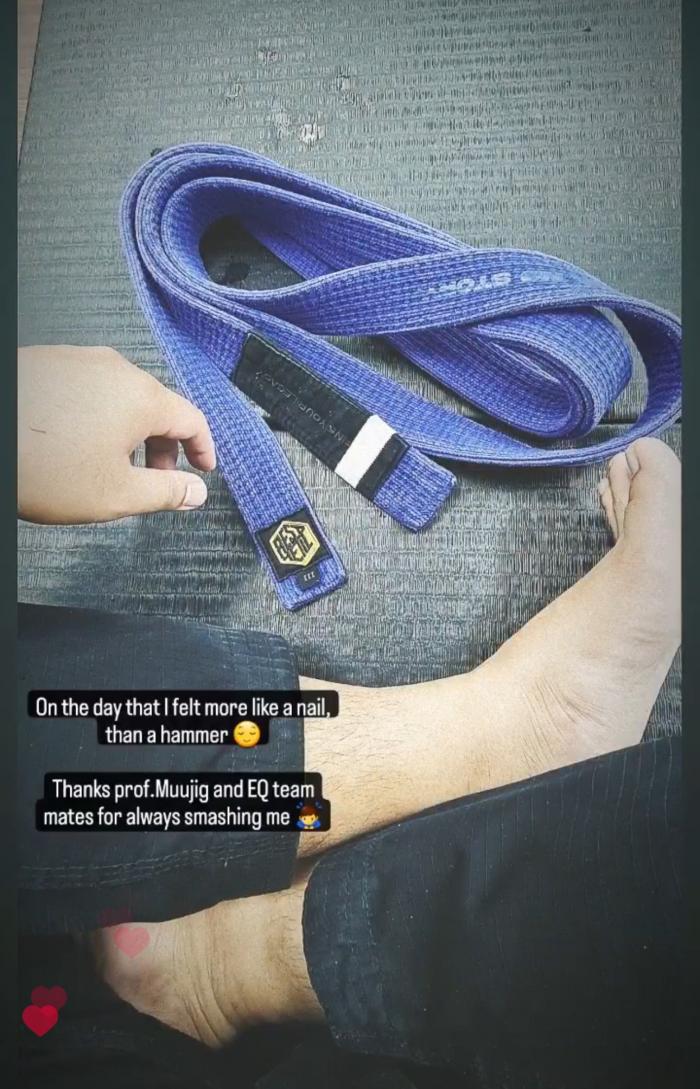 Blue belt · January 21, 2022 · Promoted by Zulfadhli Hilmi Mohamad