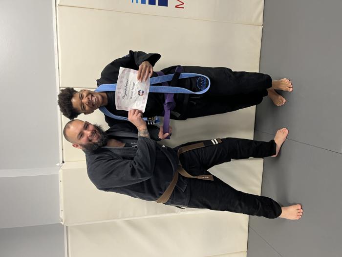 Purple belt · December 20, 2023 · Promoted by Cody Maltais