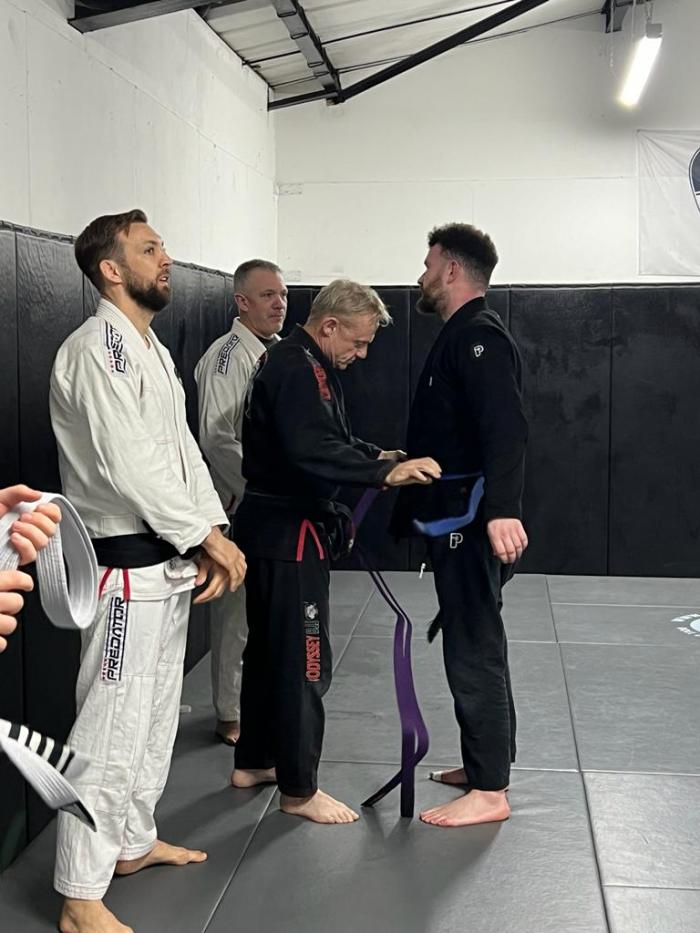 Purple belt · December 11, 2023 · Promoted by Michael russel