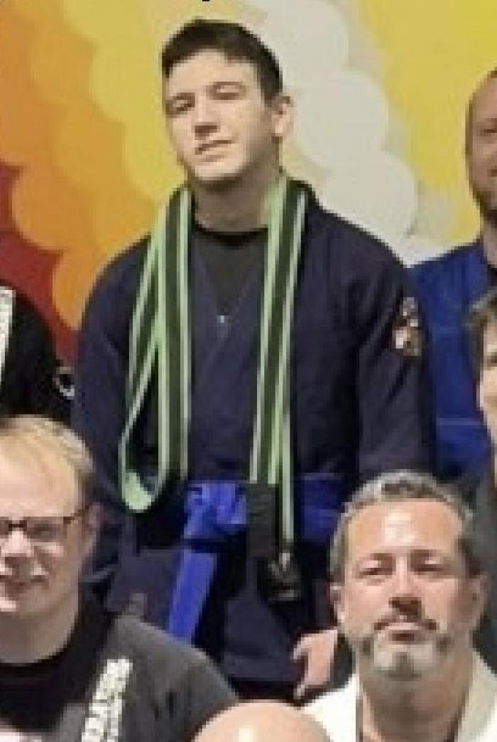 Blue belt · December 21, 2023 · Promoted by Jameel Massouh