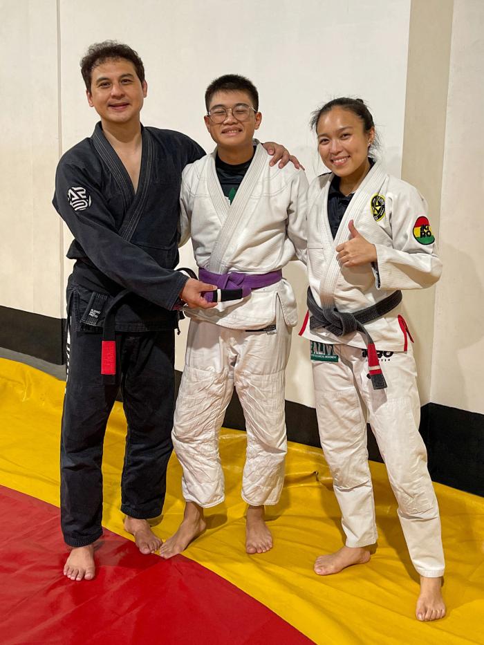 Purple belt · August 12, 2023 · Promoted by Prof. Arthur Alvin Aguilar