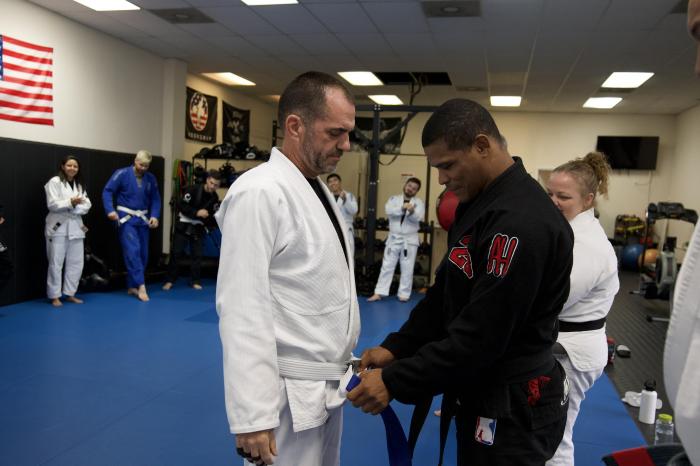 Blue belt · December 3, 2023 · Promoted by Dave Hill