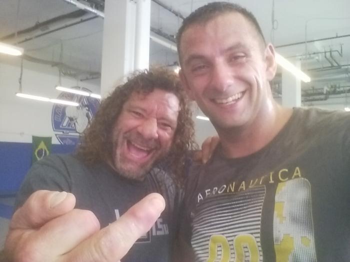 With the man from San-Fran