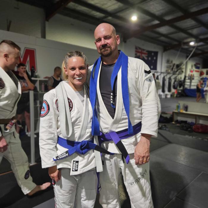 Blue belt · December 21, 2023 · Promoted by Adam Metcalf