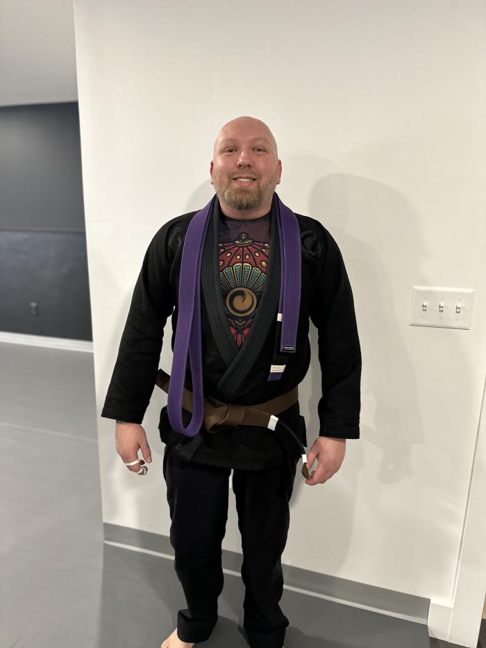 Brown belt · December 16, 2023 · Promoted by Pete Roberts