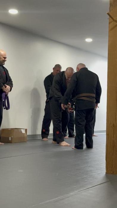 Getting my brown belt
