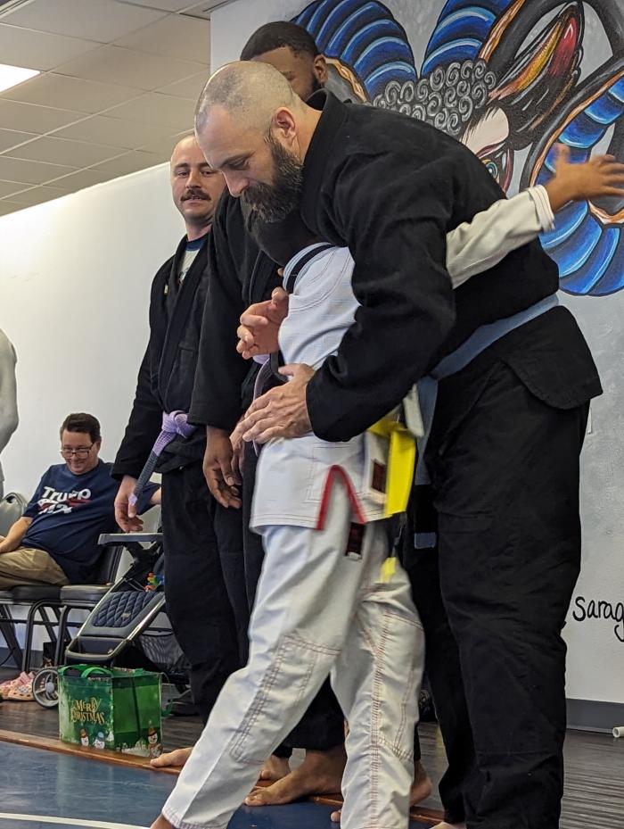 Yellow belt · December 23, 2023 · Promoted by Wes Lumpkin