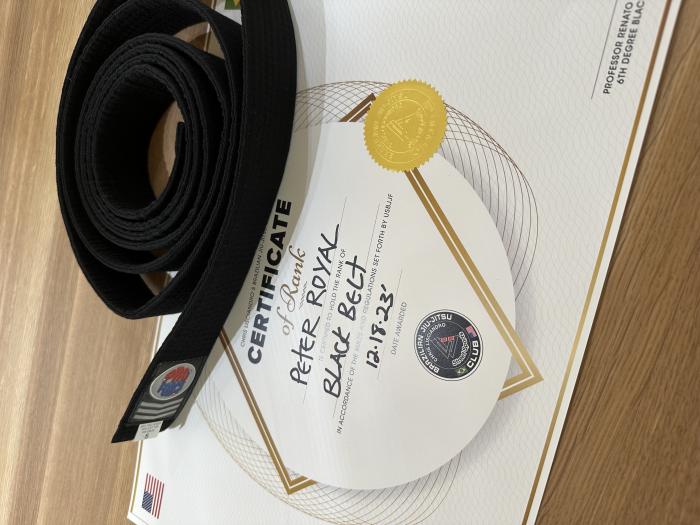 Black belt · December 18, 2023 · Promoted by Chris Lisciandro