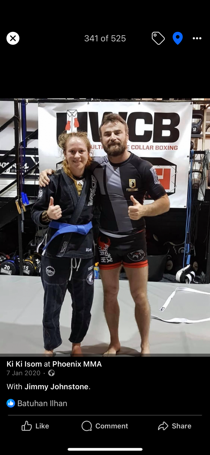 Blue belt · January 27, 2020 · Promoted by Jimmy Johnstone