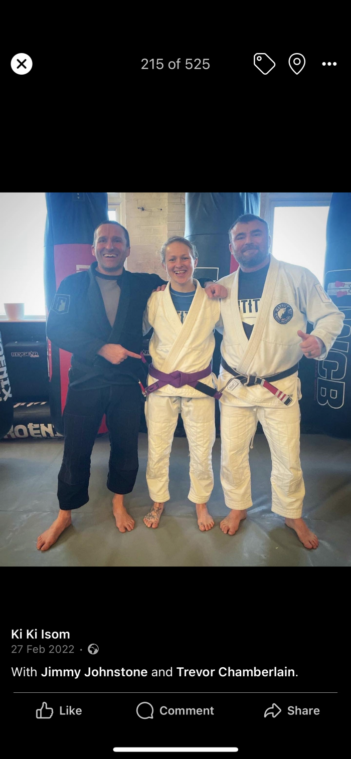 Purple belt · February 27, 2022 · Promoted by Jimmy Johnstone