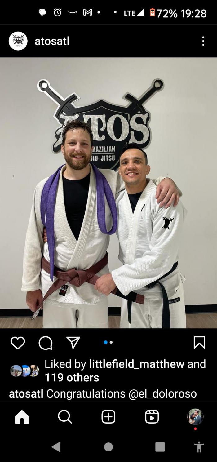 Brown belt · December 22, 2023 · Promoted by Bruno Frazatto