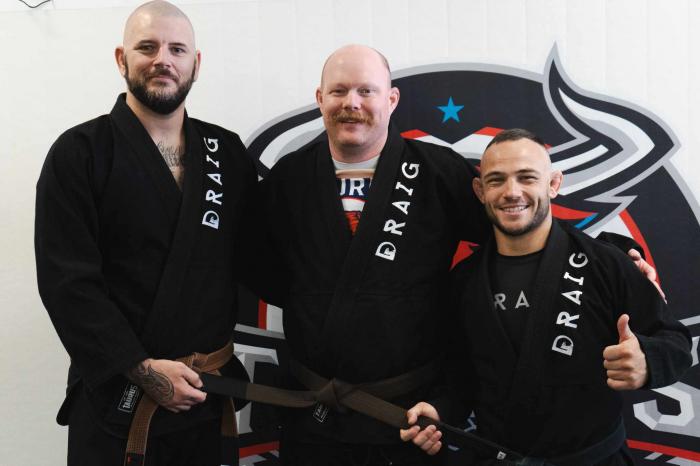 Awarded my brown belt from Coach Peaches and Luke
