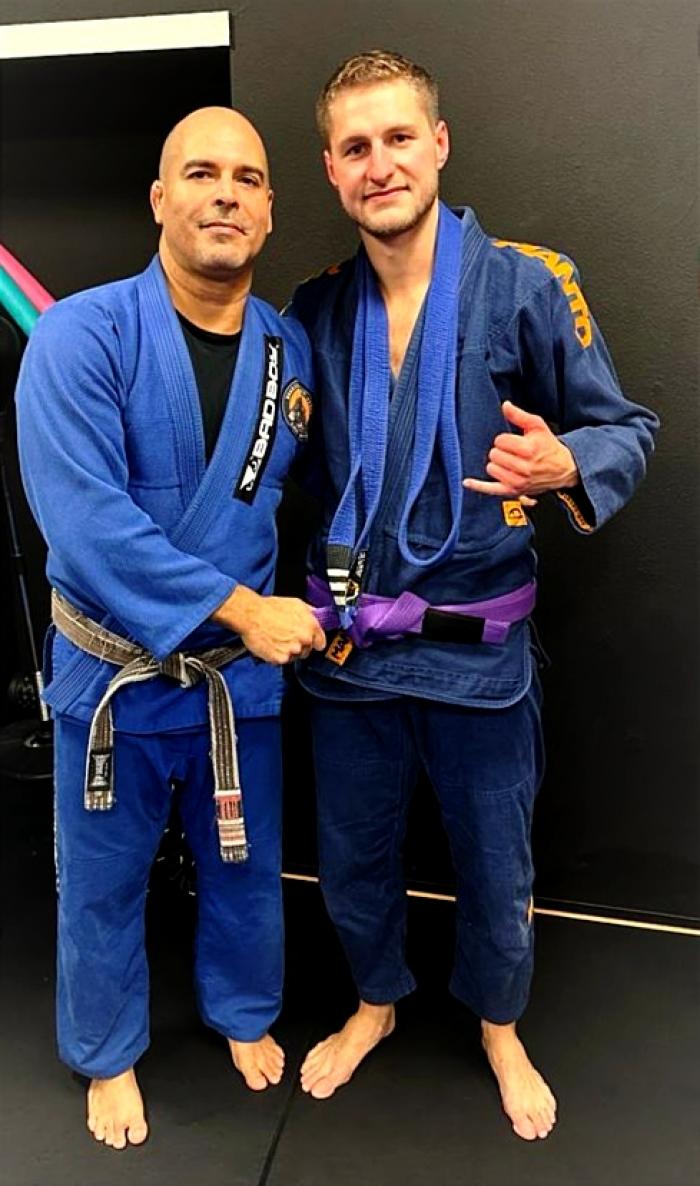 Purple belt · December 21, 2023 · Promoted by Dom Ciccarino