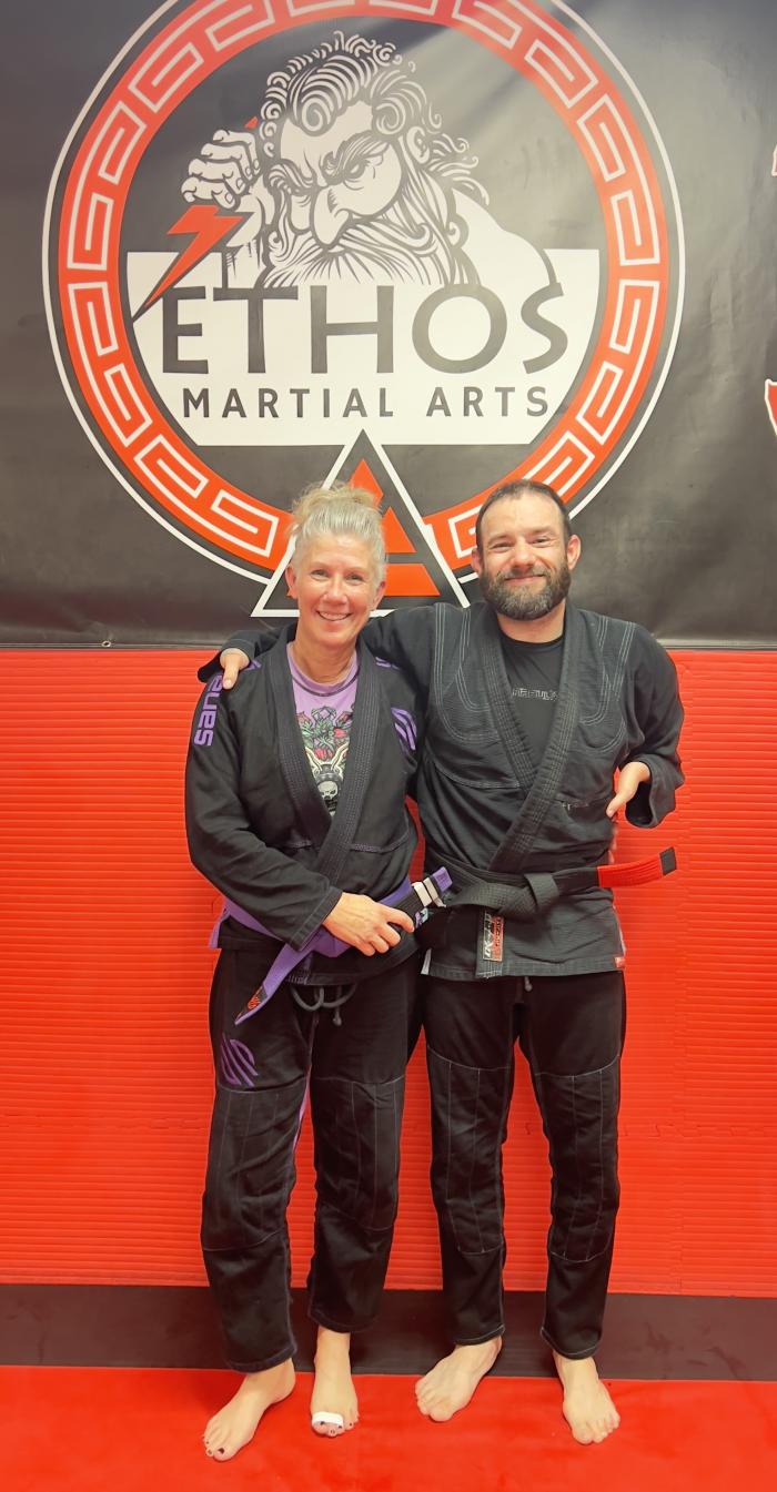 Blue belt · April 28, 2019 · Promoted by Wyatt and Angela Shepard