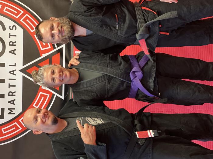 Purple belt · July 16, 2022 · Promoted by Wyatt and Angie Shepard
