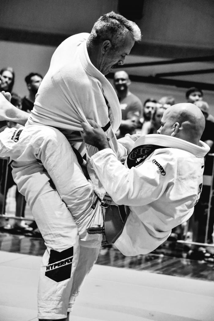 Versing tough opponent, Shane Poppleton. Great battle.