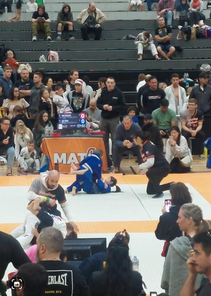 Coaching Kids at Grapple Industries Tournament Brisbane