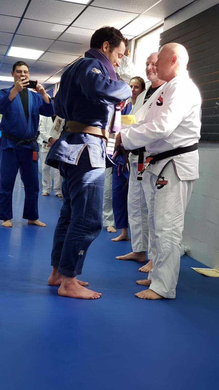 Brown belt · December 30, 2023 · Promoted by Michael Geery