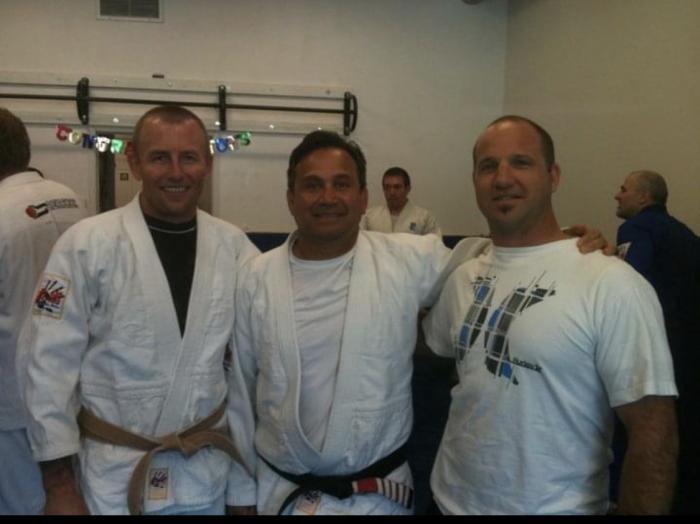 with Bob Bass and Steve Colvin. So many hours training with Steve and Vince (not pictured)