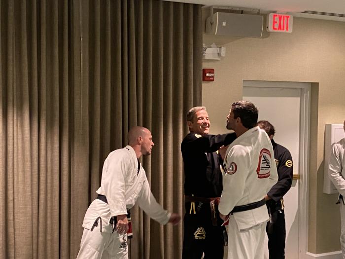 Black belt 2nd degree · October 7, 2023 · Promoted by Professor Jeff Curran and Master Pedro Sauer