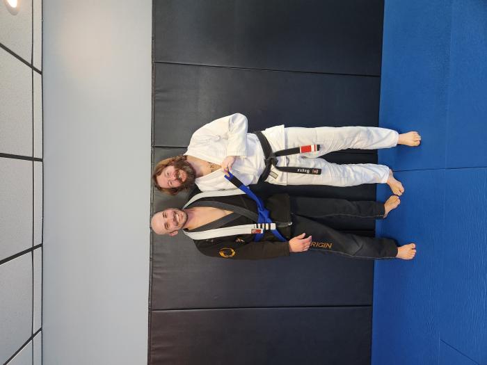 Blue belt · February 4, 2023 · Promoted by John DeVall