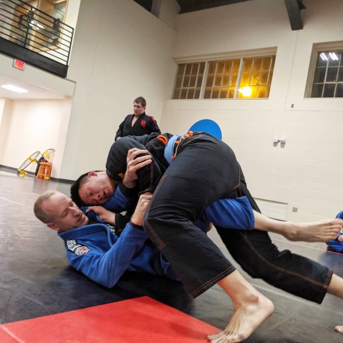 Rolling during a cadet's promotion test