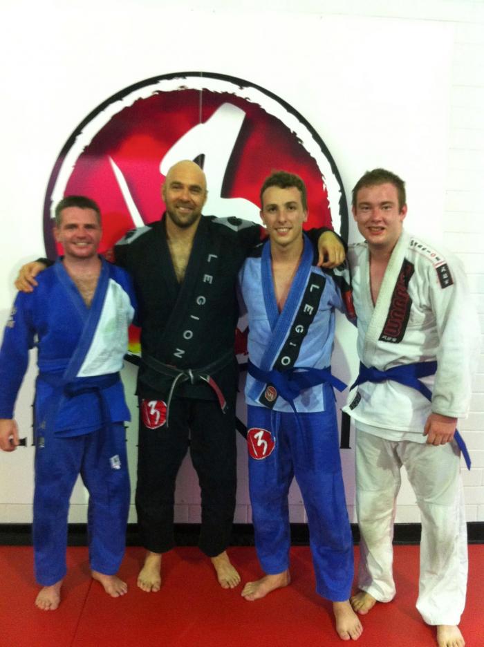 Blue belt · January 23, 2013 · Promoted by Grayson West