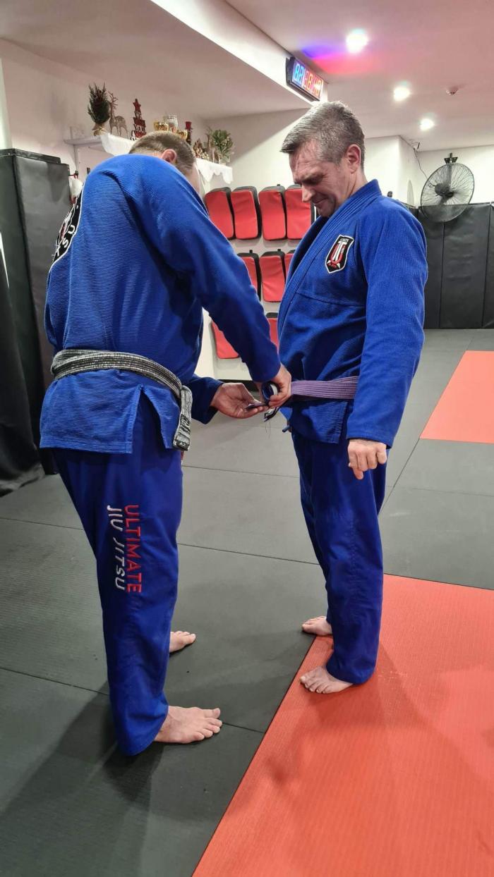 Purple belt · January 29, 2022 · Promoted by James Hampton