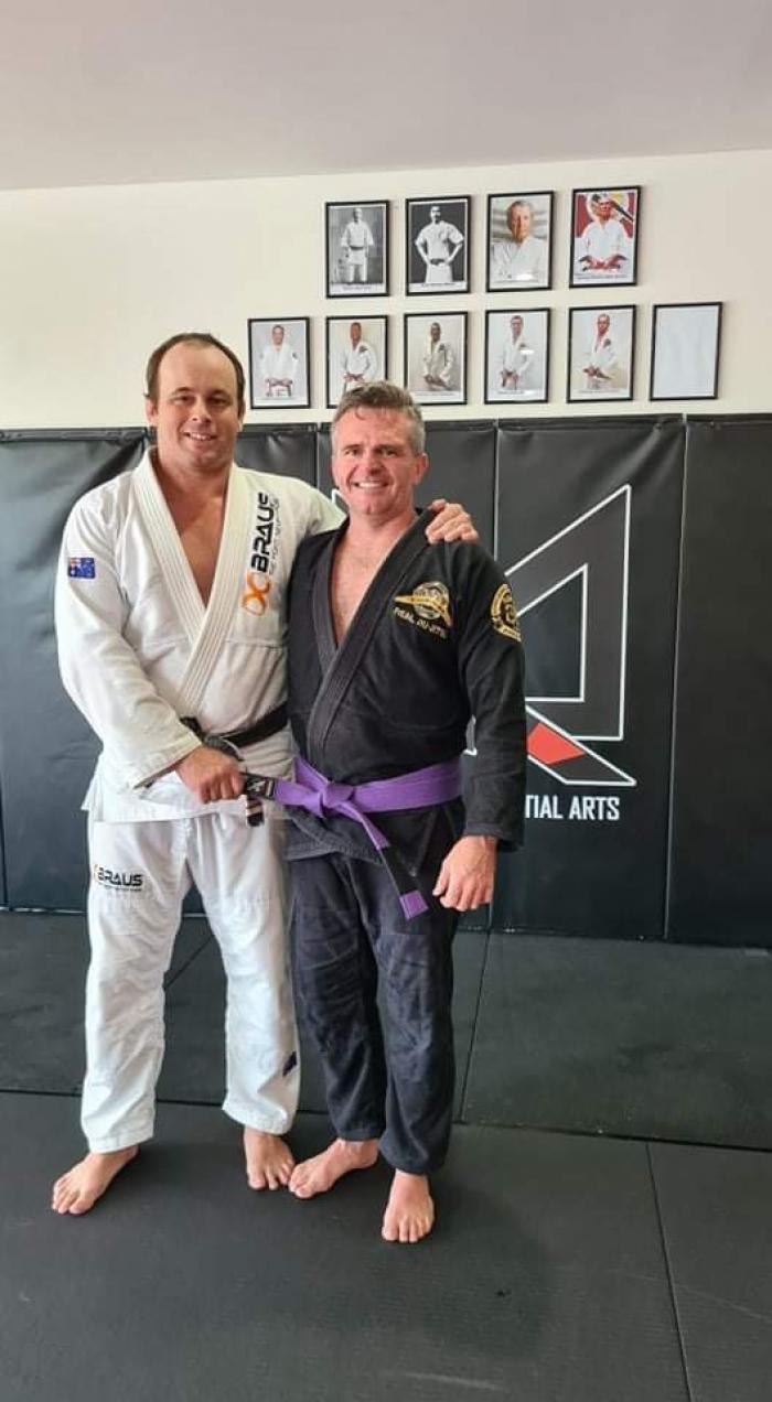 Purple belt · January 29, 2022 · Promoted by James Hampton