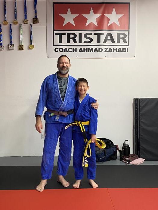 Posing with my son - Dec 3 2023
