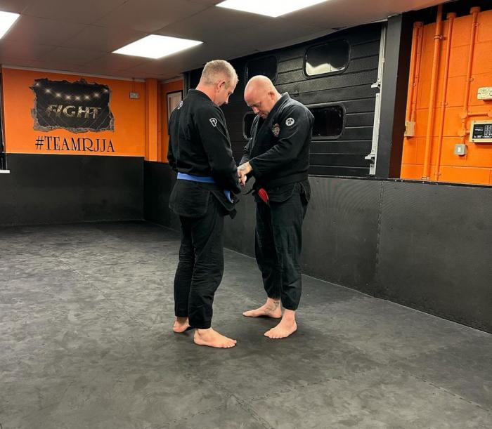 Blue belt · November 1, 2021 · Promoted by Aaron Rogers