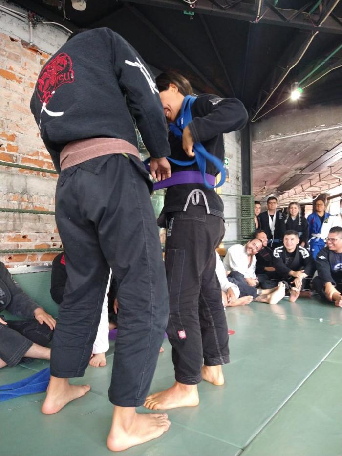 Purple belt · April 24, 2021 · Promoted by Fabián Sanchez Tapia