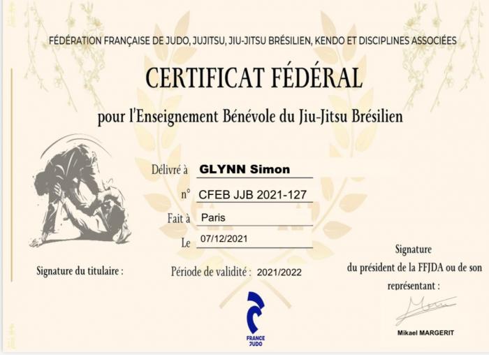 Black belt · September 10, 2022 · Promoted by David Giorsetti