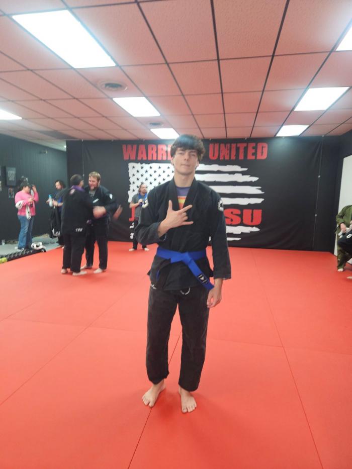 Blue belt · December 18, 2023 · Promoted by Keith Wattigney Jr.