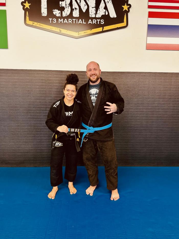 Blue belt · October 1, 2021 · Promoted by Miriam Cardoso