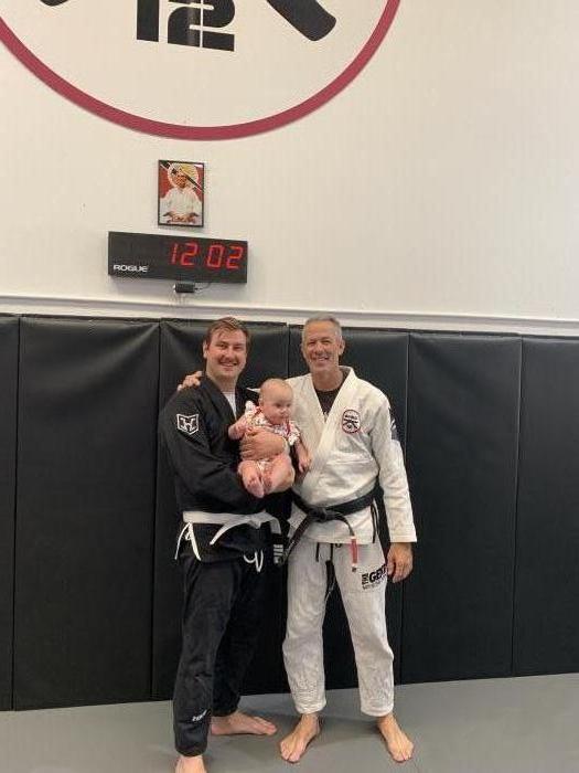 3rd stripe white belt 🥋