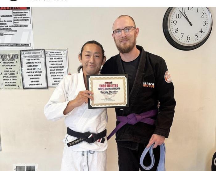 Purple belt · June 18, 2023 · Promoted by Keisuke Andrew