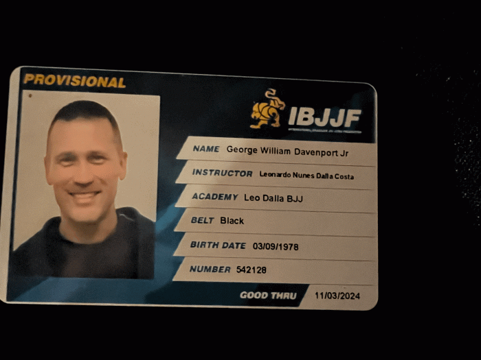 Black belt · October 14, 2023 · Promoted by Jason Doucette