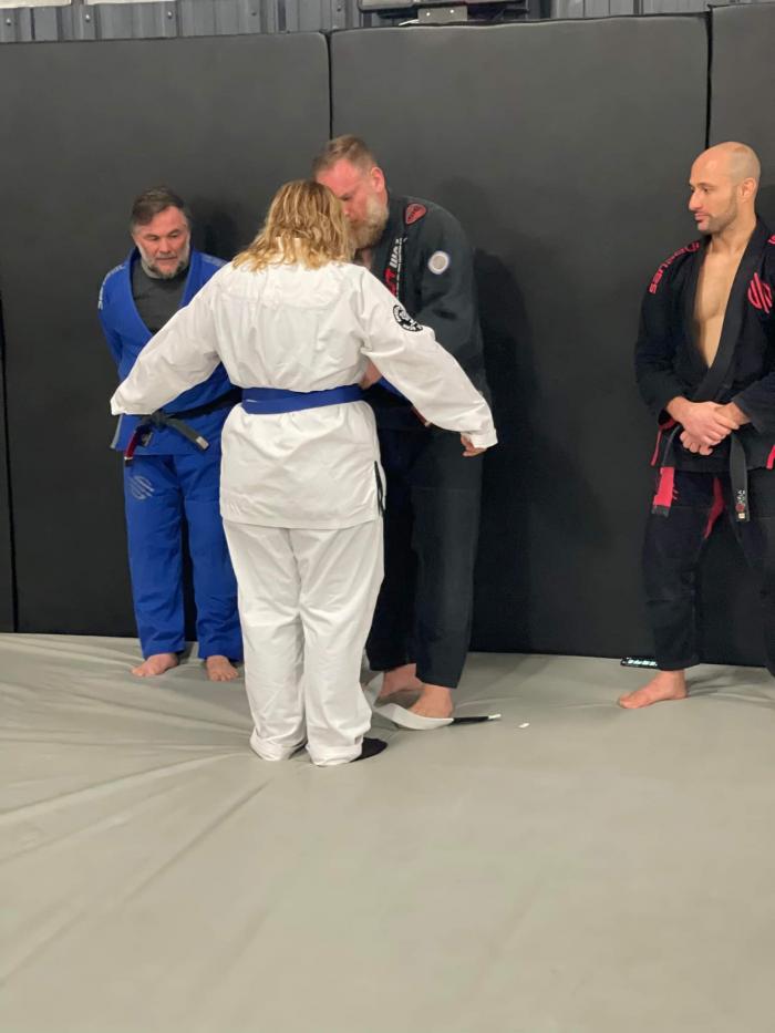 Blue belt · December 18, 2021 · Promoted by Matt Bryers