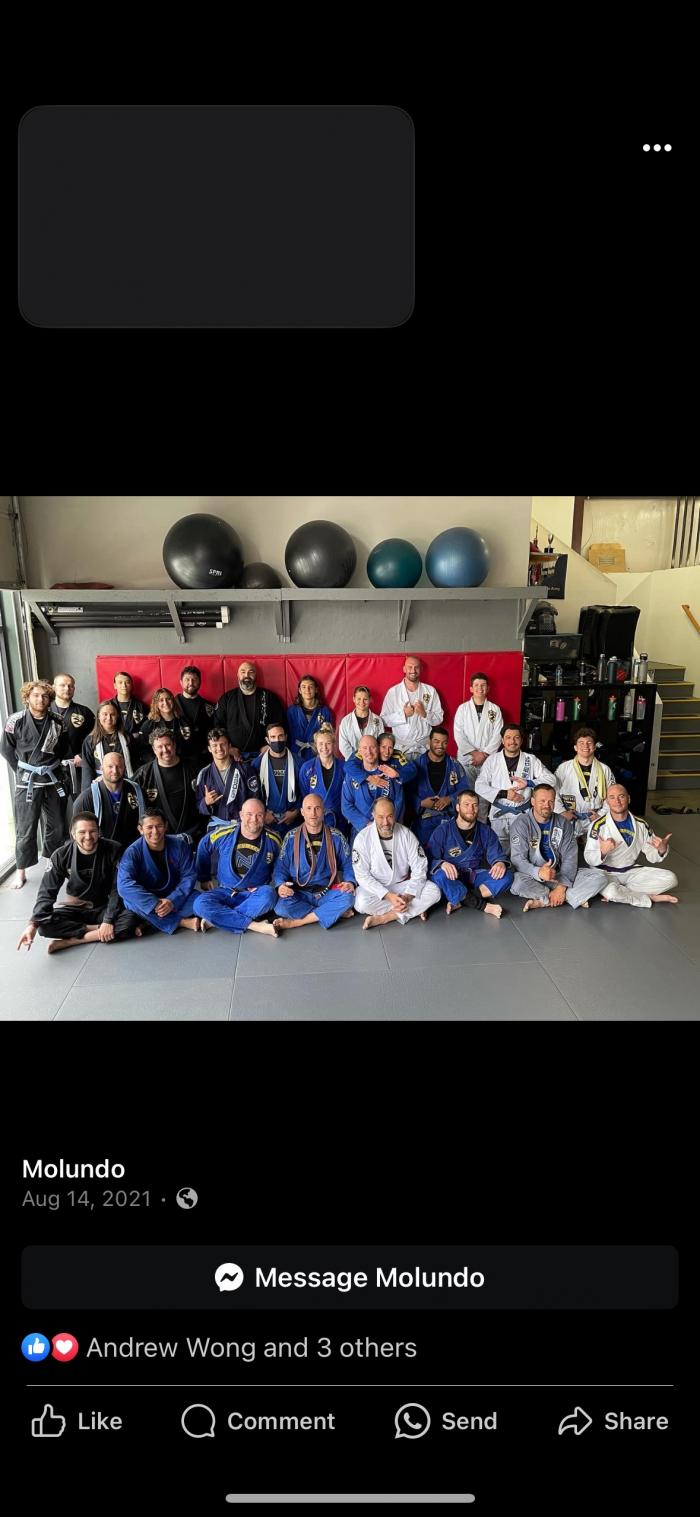 Purple belt · August 14, 2021 · Promoted by Jared George