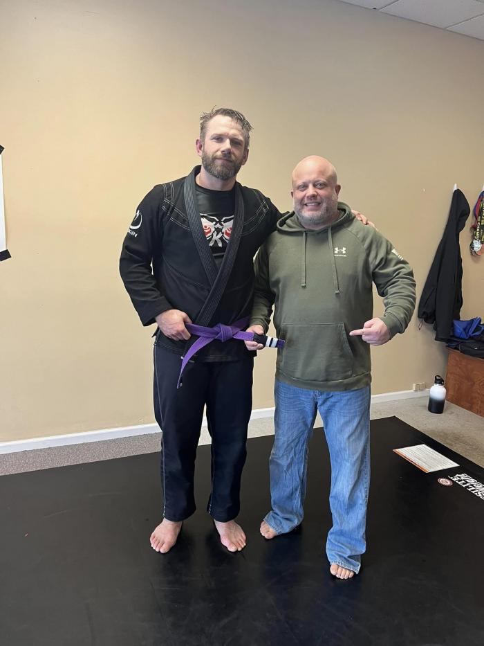 Purple belt · April 29, 2023 · Promoted by Ryan Mech