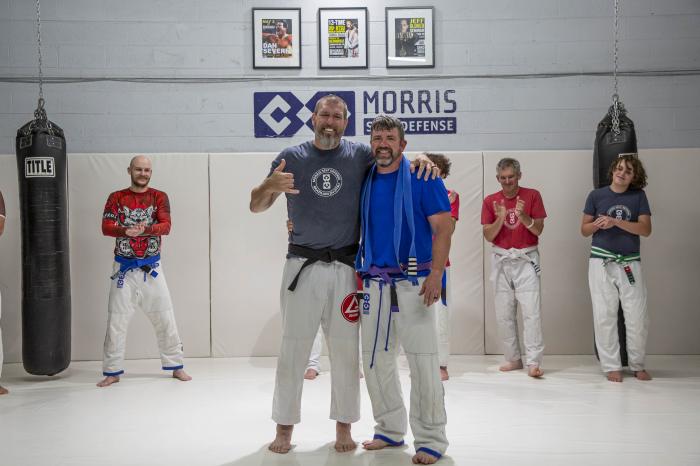 Purple belt · August 2, 2023 · Promoted by Chris Morris