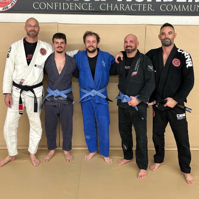 Blue belt · January 8, 2024 · Promoted by Luke