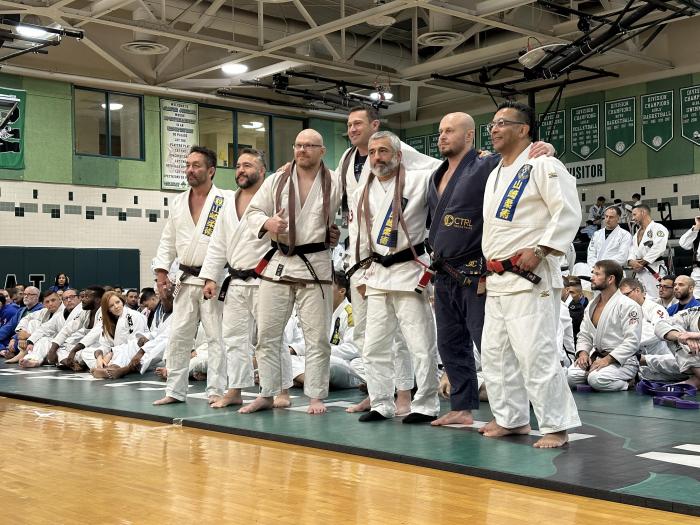 Myself and other black belts at promotions