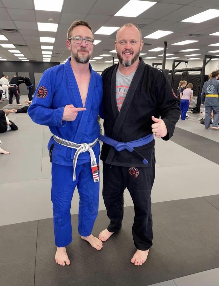 Blue belt · January 14, 2023 · Promoted by Dustin Brooks